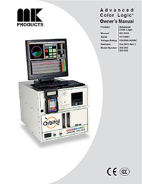 Advanced Color Logic Orbital Power Supply/Controller manual cover